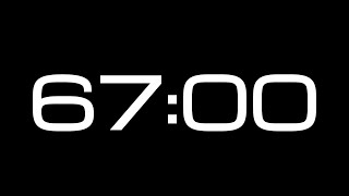 67 Minute Countdown Timer  NO SOUND [upl. by Galang]