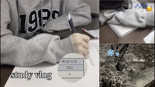 전교1등 중3의 마지막 기말고사 브이로그  전교회장  Korean student study vlog [upl. by Elinet499]