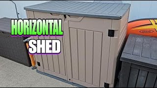 YITAHOME Horizontal Storage Sheds After Big Storm  Trendroid Reviews [upl. by Roddie]