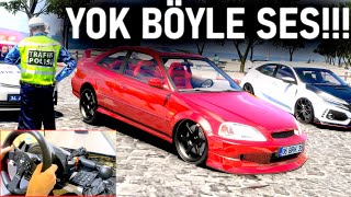 VAREX EGZOZLU HONDA İLE PİYASA  HONDA BULUŞMASINA GİDİYORUZ  ETS 2 Mod T300RS Keremkulak [upl. by Encrata]