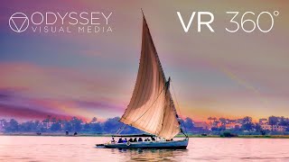 Sail the Nile River Egypt Virtual Tour  VR 360° Travel Experience [upl. by Odlawso]