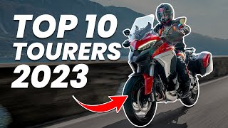 Top 10 BEST Touring Motorcycles in 2023 [upl. by Udela]