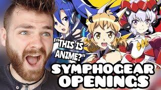 First Time Reacting to quotSYMPHOGEAR Openings 17quot  New Anime Fan  FIRST TIME REACTION [upl. by Philips]