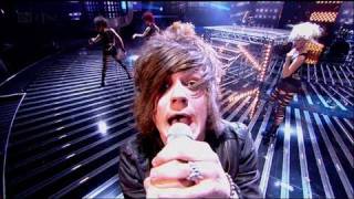 Frankie Cocozza goes all Primal Scream  The X Factor 2011 Live Show 3  itvcomxfactor [upl. by Manouch]