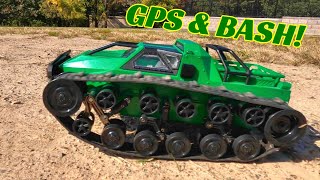 Rc Ripsaw Tank Gps Test  Modified For More Speed [upl. by Leugimesoj]