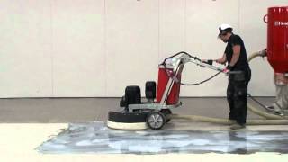 Husqvarna LargeCapacity Concrete Floor Grinder DemoReview  JonDon Video [upl. by Ximenes471]