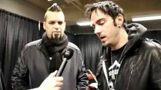 Three Days Grace Interview Barry amp Adam wwwThreeDaysGracecomar [upl. by Lorollas720]