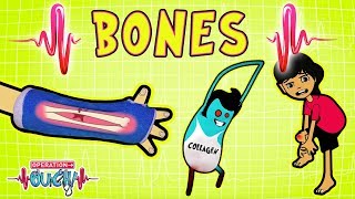 Science for kids  BREAKING BONES  Experiments for kids  Operation Ouch [upl. by Aurelius]