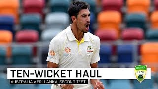 Starc finds form with 10wicket haul [upl. by Essila]