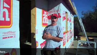 How To Install House Wrap Typar [upl. by Yehc]