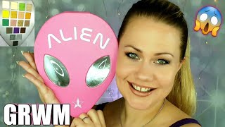 FIRST IMPRESSION  ALIEN PALETTE JEFFREE STAR UVM  MAKE UP TUTORIAL [upl. by Daria489]