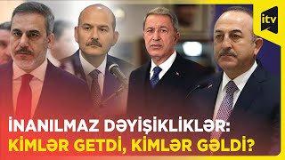 Ərdoğan nazirlər kabinetini açıqladı  Mövlud Çavuşoğlu Hulusi Akar getdi Hakan Fidan qaldı [upl. by Anerres]