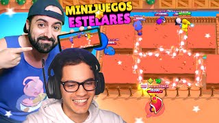 ENLOQUECEN LOS BRAWLERS🤬MINIJUEGOS ESTELARES 2 [upl. by Analah69]