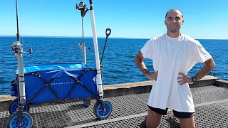 Surviving 18 Hours On A Pier With A Rod [upl. by Sarnoff]