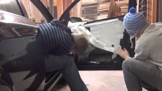 How to replace a broken car window [upl. by Trabue]