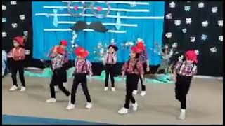 Rolly Polly up up Group Dance  Little School Kids Performing  Roly Poly Song  Kids Beacon [upl. by Newra]