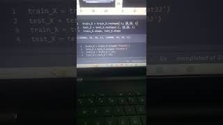 Reshape the data python numpy machinelearning coding artificialintelligence [upl. by Ycnan]