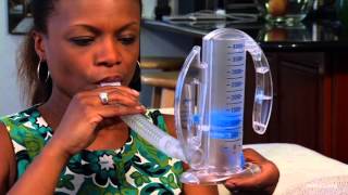 How to Use Your Incentive Spirometer English  Memorial Sloan Kettering [upl. by Bartram696]