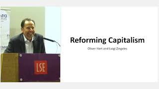 Reforming Capitalism  The Inaugural Sir Oliver Hart Lecture [upl. by Bennie371]