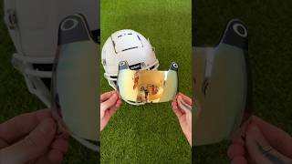 How to Put an Oakley Legacy Visor on a Schutt F7 fyp foryou foryourpage americanfootball [upl. by Anaek97]