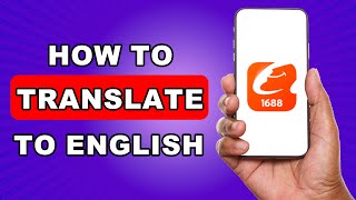 How To Translate 1688 App To English On iPhone  How To change 1688 App To English [upl. by Willyt]