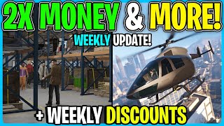 GTA Online WEEKLY UPDATE 2X Money amp More [upl. by Haibot]