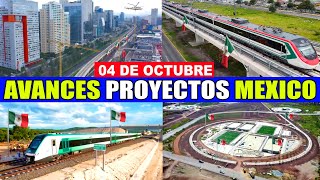 ASI AVANZAN Y TOMAN FORMA LAS MEGA OBRAS DE MEXICO PARQUE DE TEXCOCO TREN MAYA TREN EL INSURGENTE [upl. by Zadack71]