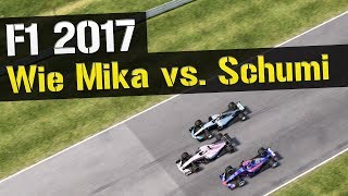 Wie Schumacher amp Häkkinen mit Zonta in Spa 2000  F1 2017 [upl. by Kelleher]