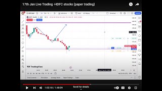 18 January Live Trading Live Intraday Trading Today Bank Nifty option trading livet [upl. by Lanod]