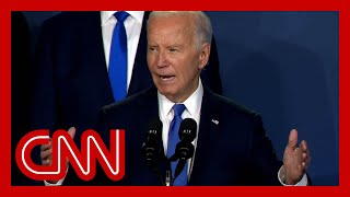 See moment Biden mistakenly calls Zelensky President Putin [upl. by Nylak]