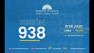 Sesión 938 del Pleno de la Asamblea Nacional [upl. by Acinet]