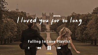 2 Falling in love songs Lyrics Video Chillvibes  Playlist when you fall in love with someone 🌹 [upl. by Lemrahc]