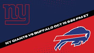 Buffalo Bills vs New York Giants Prediction and Picks  NFL Sunday Night Football Pick [upl. by Limak]