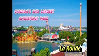 La Ronde MontrealAmusement Park VisitGoliath Roller CoasterFamily FunLa Ronde 2020COVIDLaRonde [upl. by Bridgette990]