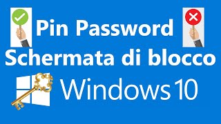 Rimuovere Pin  Password  Schermata di blocco da Windows 10 HD [upl. by Yrem]