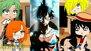 Past Straw Hat Creaw React to Future  One Piece  Gacha [upl. by Anivlis96]