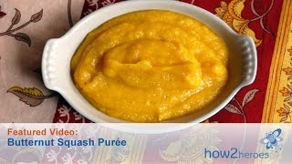 Basic Butternut Squash Purée [upl. by Ellerrehs]