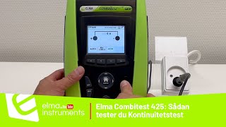 Kontinuitetstest med Elma Combitest 425Elma Macrotest G3 [upl. by Nahsyar]