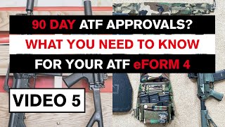 ATF eForm 4 Fastest Way To Get A Suppressor eFile For Your Silencer [upl. by Ydisahc968]