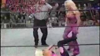 WWE developmental Deep South Wrestling Melissa Coates vs Angel Williams [upl. by Reisman]