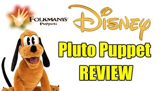 DISNEY FOLKMANIS PLUTO PUPPET  MICKEY amp FRIENDS PUPPET REVIEW  Justin Talks Puppets [upl. by Rafiq]