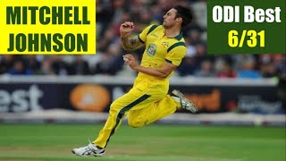 MITCHELL JOHNSON  ODI Best  631  AUSTRALIA tour of SRI LANKA [upl. by Acus320]