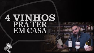 4 VINHOS BÁSICOS PARA TER EM CASA [upl. by Enahsed]