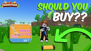 Testing Out The Grass Cutter Should You Buy  Farmstead Roblox [upl. by Darelle]