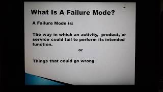 FMECA  Failure Mode Effects and Criticality Analysis [upl. by Avilo]