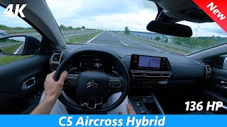 Citroen C5 Aircross 2024 POV Test drive 4K 12 PureTech 136 HP EDCS6 48V Mild Hybrid [upl. by Antoni]