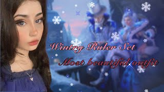 Icetower Spin WINTRY RULER SET 😍  Most Beautiful outfit  BlossomPlays  BGMI [upl. by Madigan300]