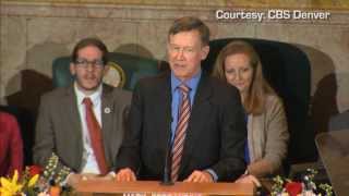 Gov Hickenloopers shoutout to CSU Football [upl. by Bozovich]