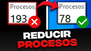 ¡Reducir procesos y optimizar el rendimiento de Windows 10 amp 11 [upl. by Niltag764]