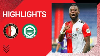 Derde driepunter deze week 🤟  Highlights Feyenoord  FC Groningen  Eredivisie 20202021 [upl. by Reginauld]